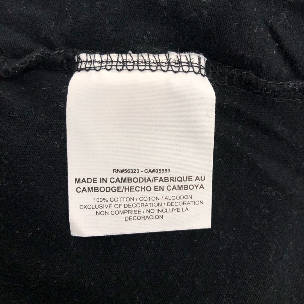 Nike Black Athletic Cut Short Sleeve Tee, Size 3XL - Picture 5 of 6